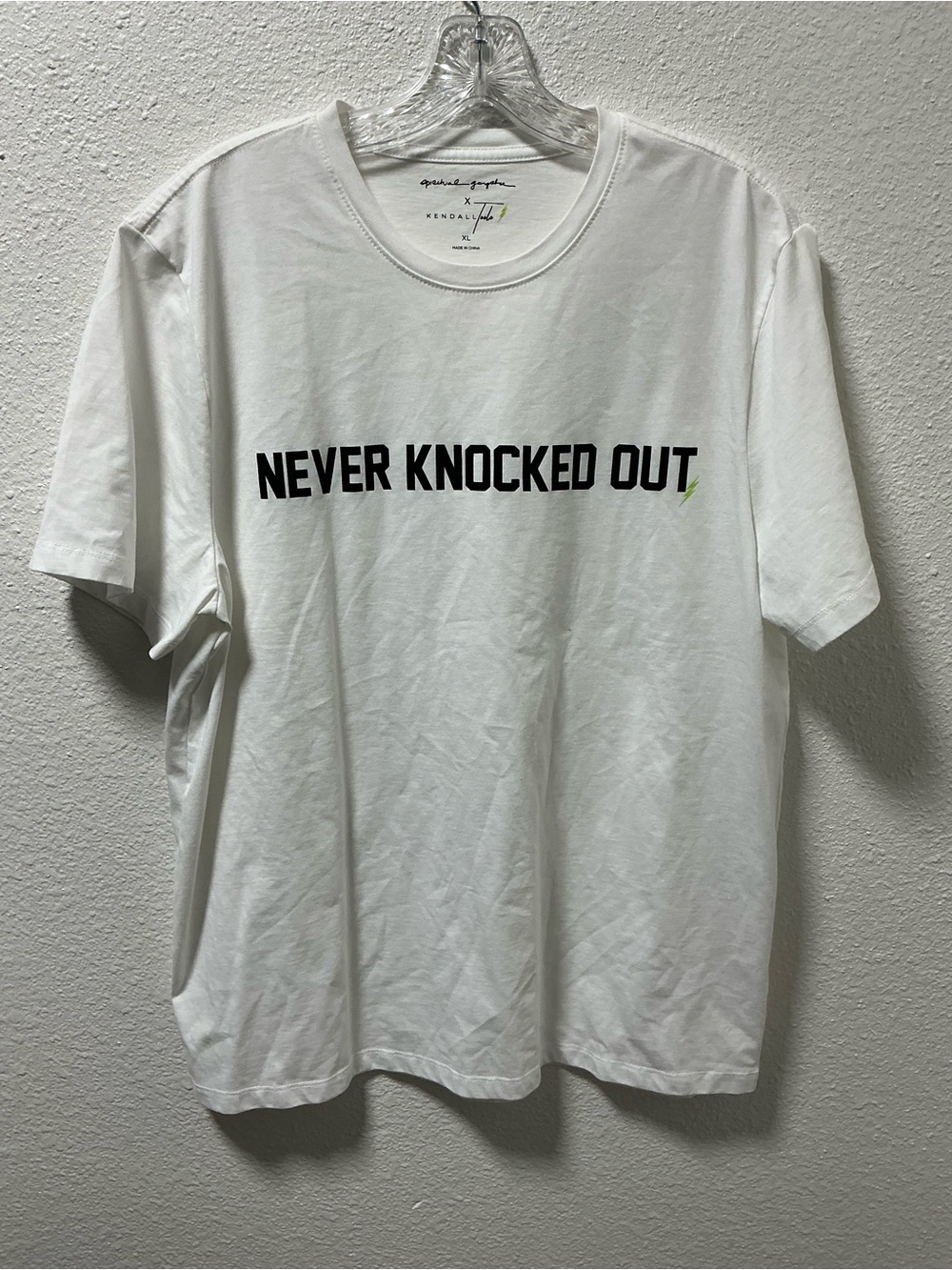 Spiritual Gangster x Kendall Toole Never Knocked Out T shirt women’s XL Workout